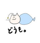 海のなかまたちによる日常スタンプ（個別スタンプ：6）