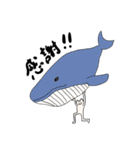 海のなかまたちによる日常スタンプ（個別スタンプ：20）