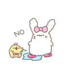 ボスうさぎとひよこ子分たち4（個別スタンプ：2）