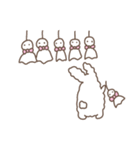 ボスうさぎとひよこ子分たち4（個別スタンプ：32）