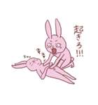 感情（いろいろ）氾濫うさぎ3（個別スタンプ：37）