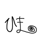 使いやすいと思う文字スタンプ（個別スタンプ：6）