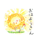 お花とどうぶつたちのよく使う言葉（個別スタンプ：1）
