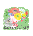 お花とどうぶつたちのよく使う言葉（個別スタンプ：35）