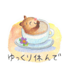 お花とどうぶつたちのよく使う言葉（個別スタンプ：40）