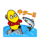 KAZUMOちゃん(北海道留萌市キャラクター)（個別スタンプ：12）