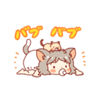 ねこもちゃスタンプ（個別スタンプ：34）
