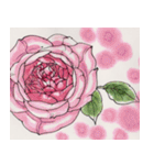 美しい薔薇 日本語＆英語 日常会話（個別スタンプ：32）