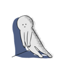 疲れ果てて溶ける人（個別スタンプ：4）