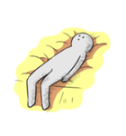 疲れ果てて溶ける人（個別スタンプ：6）