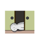 疲れ果てて溶ける人（個別スタンプ：12）