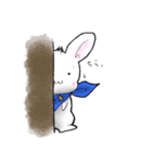 かおもじうさぎ(・ω・)（個別スタンプ：1）