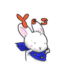 かおもじうさぎ(・ω・)（個別スタンプ：6）