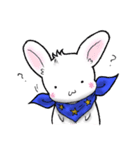 かおもじうさぎ(・ω・)（個別スタンプ：12）