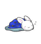 かおもじうさぎ(・ω・)（個別スタンプ：15）