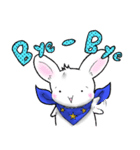 かおもじうさぎ(・ω・)（個別スタンプ：16）