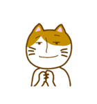 にゃんとも使える七三分けにゃんこ（個別スタンプ：40）