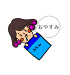 ボブヘアーちゃん（個別スタンプ：2）