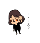 ボブヘアーちゃん（個別スタンプ：8）