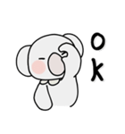 コアラのユーカリくん文字入りスタンプ（個別スタンプ：7）