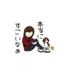 いぬと一緒（個別スタンプ：19）