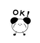 変なパンダの日常（個別スタンプ：9）