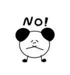 変なパンダの日常（個別スタンプ：10）