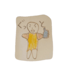 紙人形 ～あの頃のノートの落書き。～（個別スタンプ：7）
