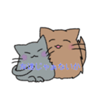 イヌみたいなネコモフ（個別スタンプ：3）