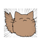 イヌみたいなネコモフ（個別スタンプ：5）