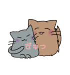 イヌみたいなネコモフ（個別スタンプ：7）