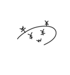 つ顔文字（個別スタンプ：18）
