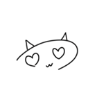 つ顔文字（個別スタンプ：25）