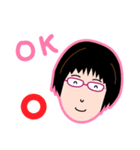 さよちゃんとひでくん（個別スタンプ：1）