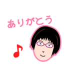 さよちゃんとひでくん（個別スタンプ：3）