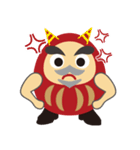 Kenさん風のダルマ（個別スタンプ：15）