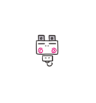 コンセントプラグの妖精？こぷ。(世界)（個別スタンプ：5）