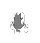 黒猫ismな女の子（個別スタンプ：24）