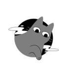黒猫ismな女の子（個別スタンプ：33）