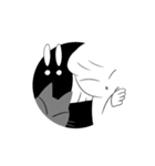 黒猫ismな女の子（個別スタンプ：35）