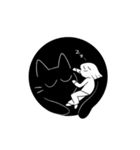 黒猫ismな女の子（個別スタンプ：38）