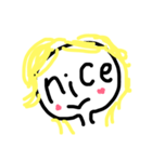 のってく顔文字スタンプ！（個別スタンプ：2）