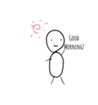 シンプルな日常英会話（個別スタンプ：1）