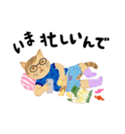 猫さんと猫ちゃんの言い訳（個別スタンプ：1）