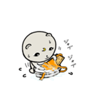 ぐまおのエプロン（個別スタンプ：36）