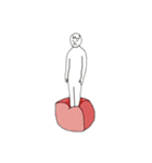 人がダメになっている様（個別スタンプ：4）