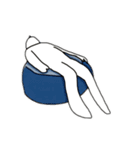 人がダメになっている様（個別スタンプ：6）