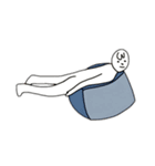 人がダメになっている様（個別スタンプ：7）