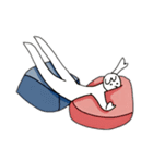 人がダメになっている様（個別スタンプ：13）
