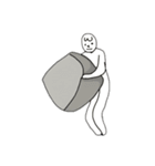 人がダメになっている様（個別スタンプ：14）